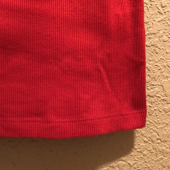 NWOT Hannah Diamond & Stud Accented Tank Top. Red. Small. Great Holiday Wear. - Picture 6 of 11